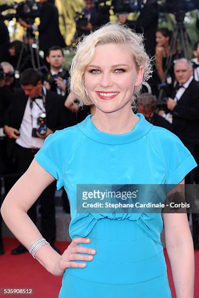 Kirsten Dunst attends the premiere of 'The tree' during the 63rd Cannes International Film Festival.