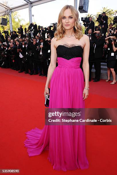 Diane Kruger attends the premiere of 'The tree' during the 63rd Cannes International Film Festival.
