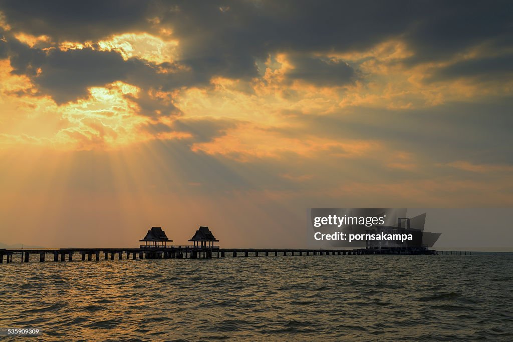 Thailand sea bridge