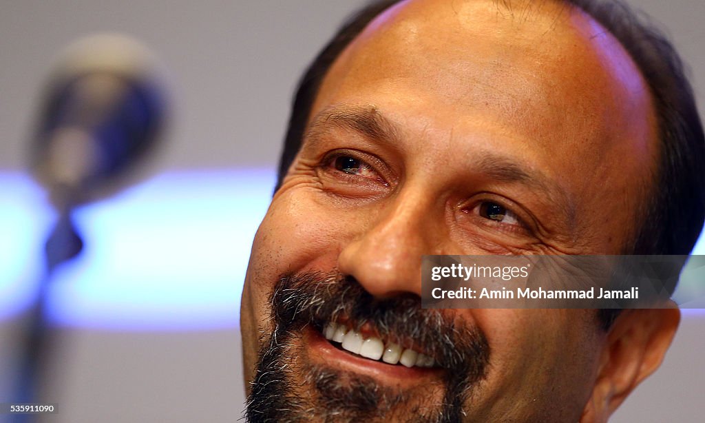 Director Asghar Farhadi and Actor Shahab Hosseini - Press Conference