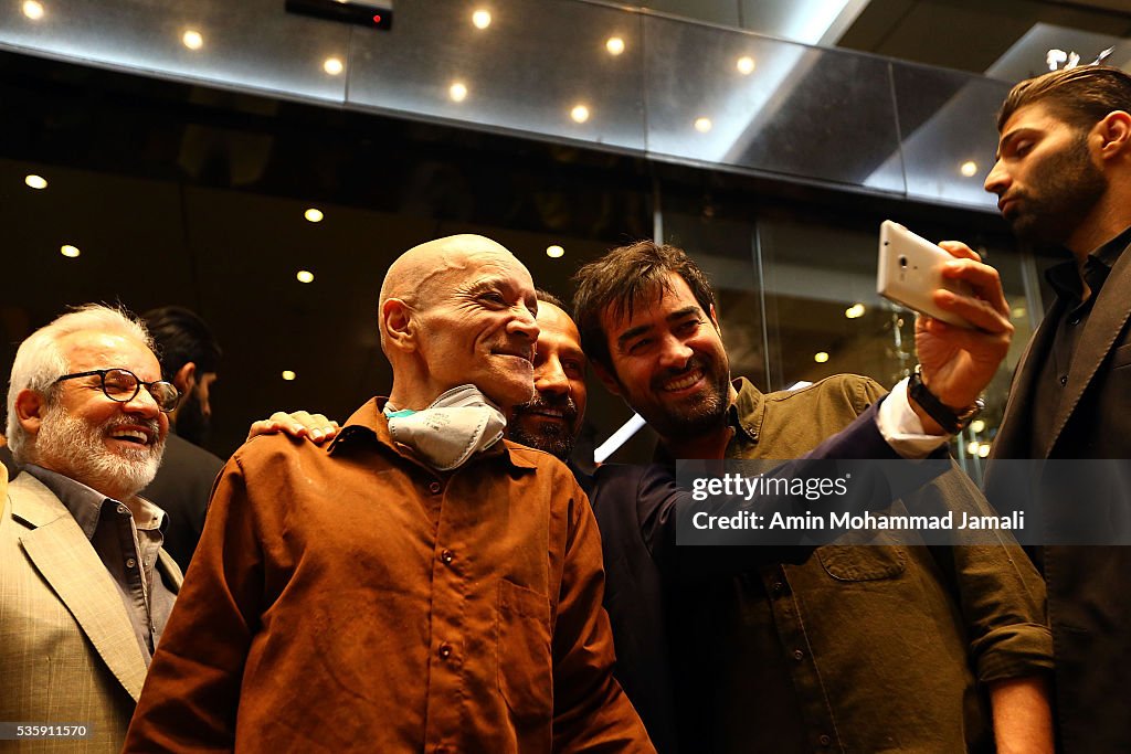 Director Asghar Farhadi and Actor Shahab Hosseini - Press Conference