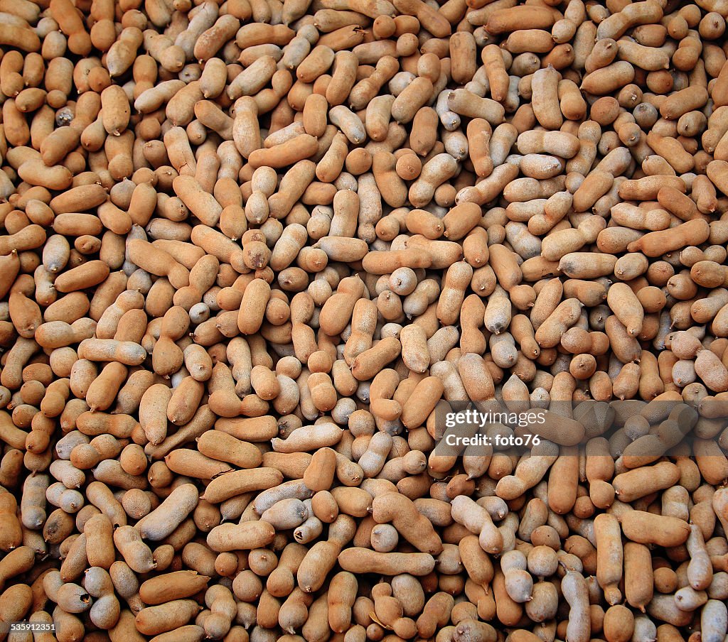 Tamarind fruit background