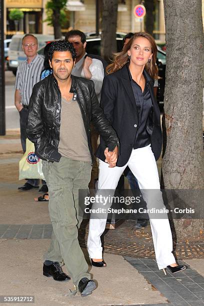 Jamel Debbouze and Melissa Theuriau attend the "Culture and Diversity" Foundation 4 Th Anniversary.