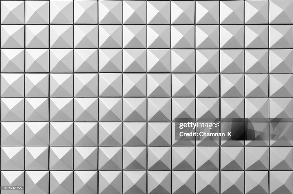 Diamond Shape Stud Pattern Background - Black and White