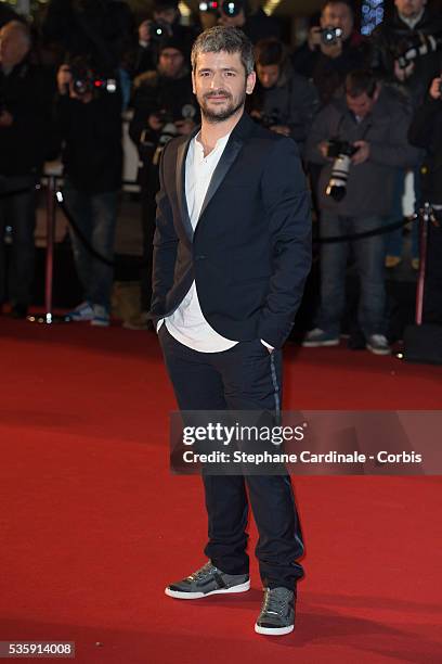 Singer Gregoire attends the 15th NRJ Music Awards at Palais des Festivals, in Cannes.