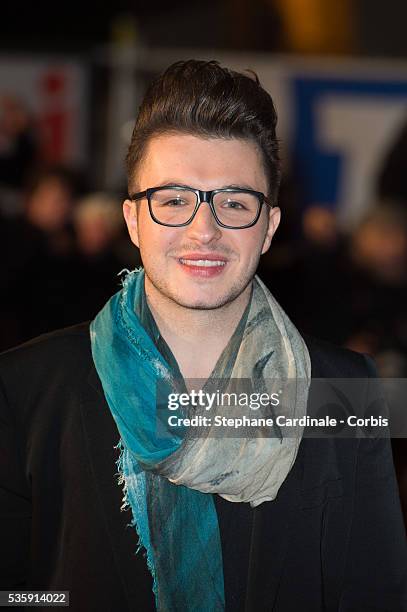 Singer Olympe attends the 15th NRJ Music Awards at Palais des Festivals, in Cannes.