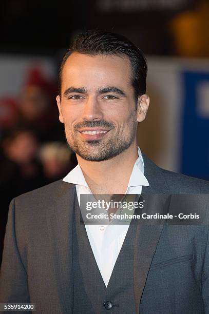 Damien Sargue attends the 15th NRJ Music Awards at Palais des Festivals, in Cannes.