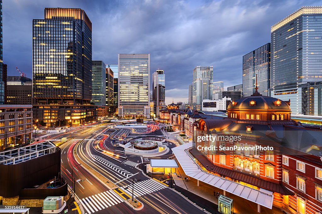 Tokyo Station Cityscape