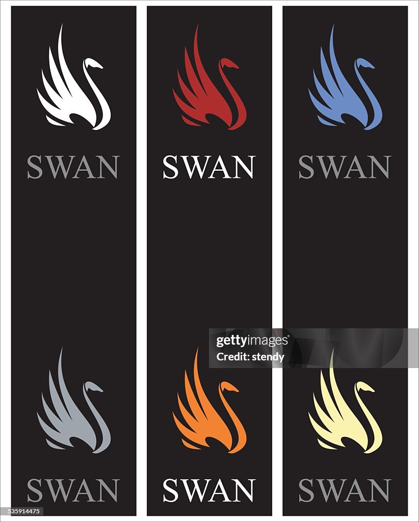 Elegante swans