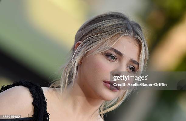 Actress Chloe Grace Moretz arrives at the premiere of Universal Pictures' 'Neighbors 2: Sorority Rising' on May 16, 2016 in Westwood, California.