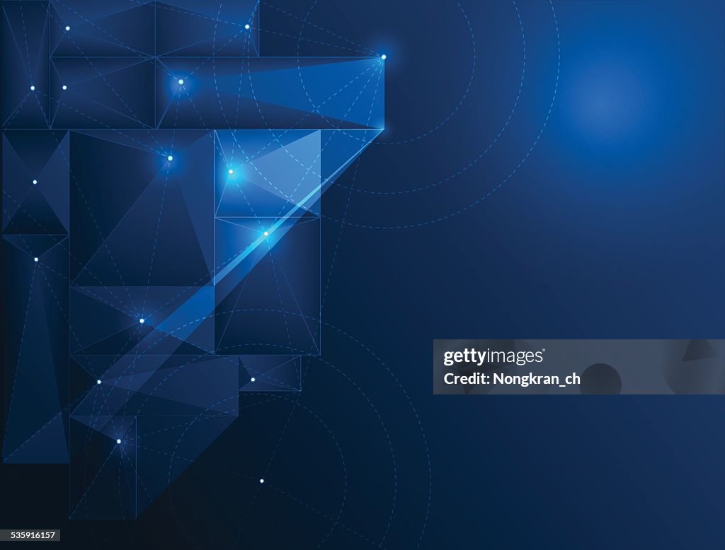 Abstract Technology background-cyberspace