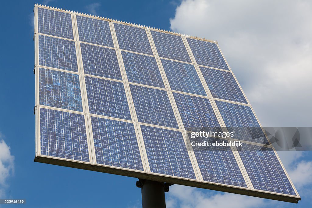 Abstract view of solar panel