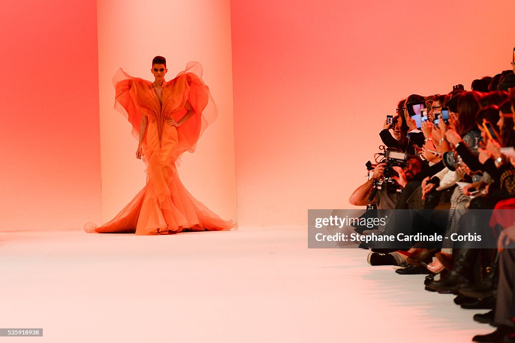 France - Stephane Rolland : Runway - Paris Fashion Week - Haute Couture S/S 2014