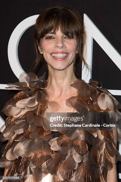 Maribel Verdu attends the Giorgio Armani Prive show as part of Paris Fashion Week Haute Couture Spring/Summer 2014, at Palais de tokyo in Paris.