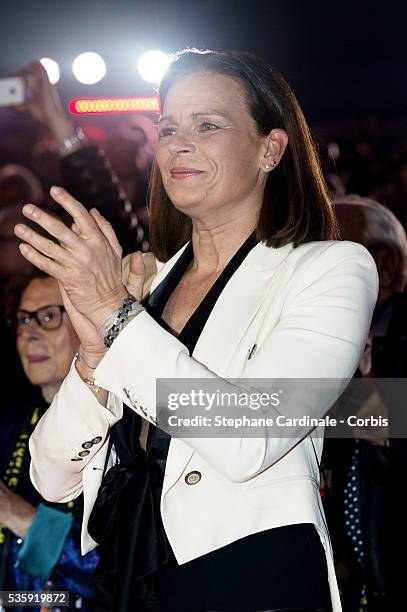 Princess Stephanie of Monaco attends the 38th International Circus Festival on January 21, 2014 in Monte-Carlo, Monaco.