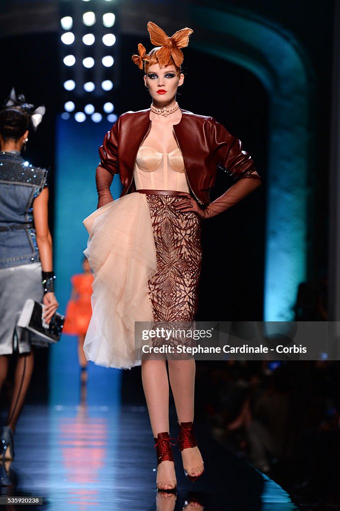 France - Jean Paul Gaultier - Paris Fashion Week - Haute Couture S/S 2014