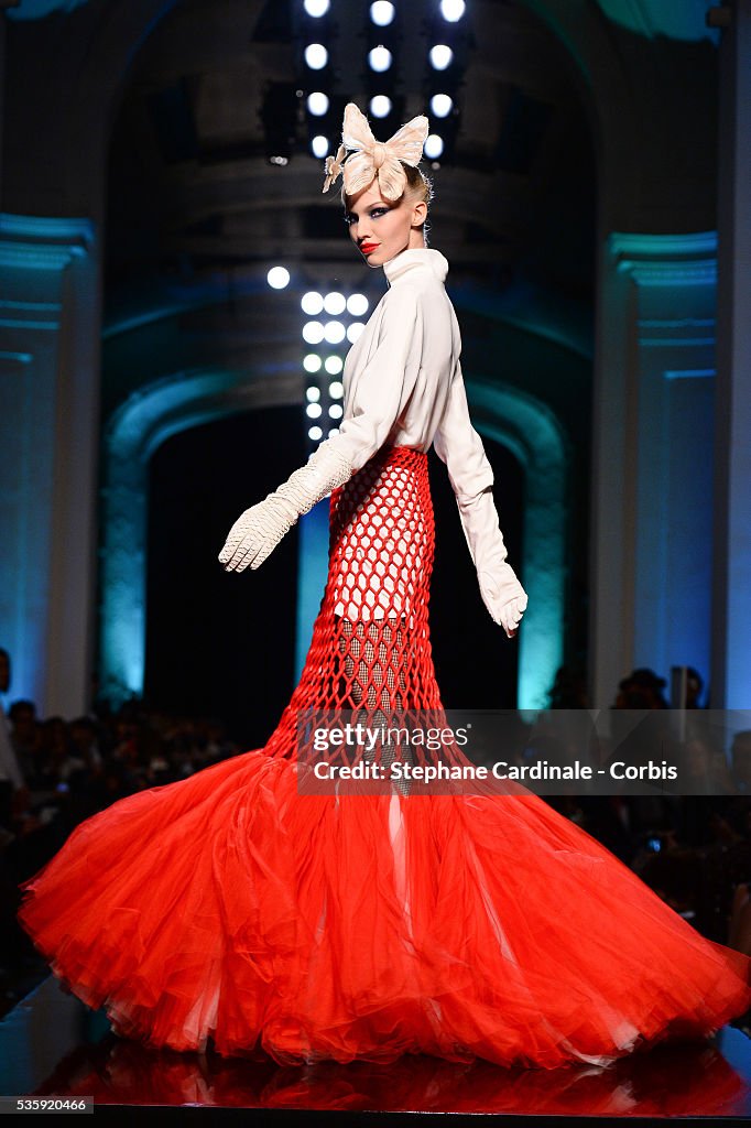 France - Jean Paul Gaultier - Paris Fashion Week - Haute Couture S/S 2014