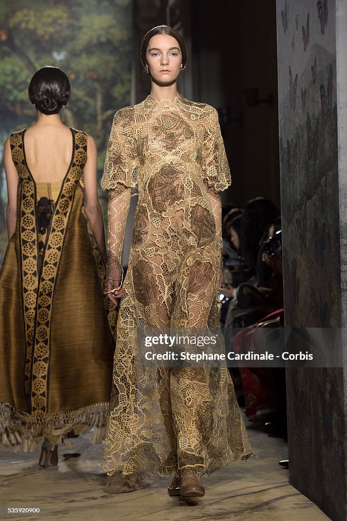 France - Valentino - Paris Fashion Week - Haute Couture S/S 2014