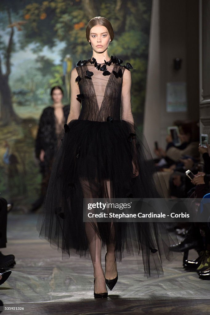France - Valentino - Paris Fashion Week - Haute Couture S/S 2014