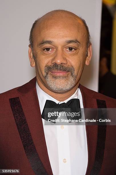 Christian Louboutin attends the Sidaction Gala Dinner at Pavillon d'Armenonville, in Paris.