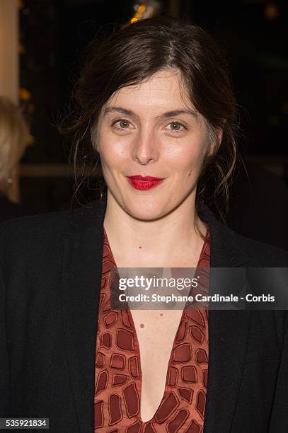 Valerie Donzelli attends the Sidaction Gala Dinner at Pavillon d'Armenonville, in Paris.