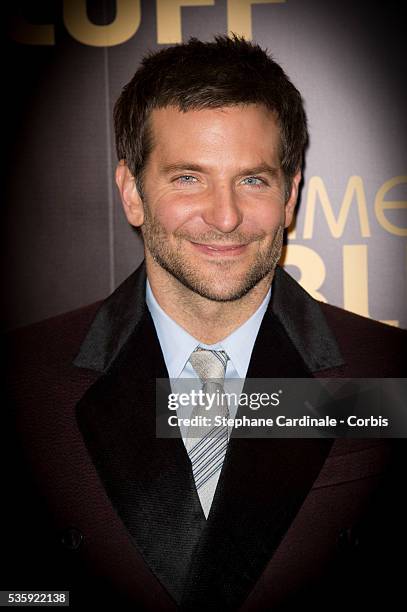 Bradley Cooper attends the 'American Bluff' Paris Premiere at Cinema UGC Normandie, in Paris.