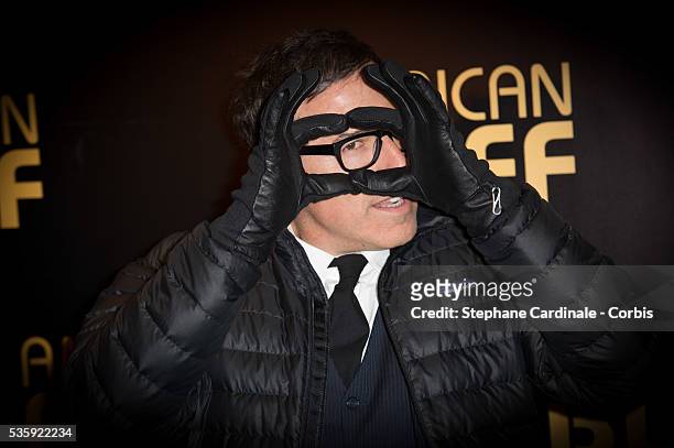 Director David O. Russell attends the 'American Bluff' Paris Premiere at Cinema UGC Normandie, in Paris.