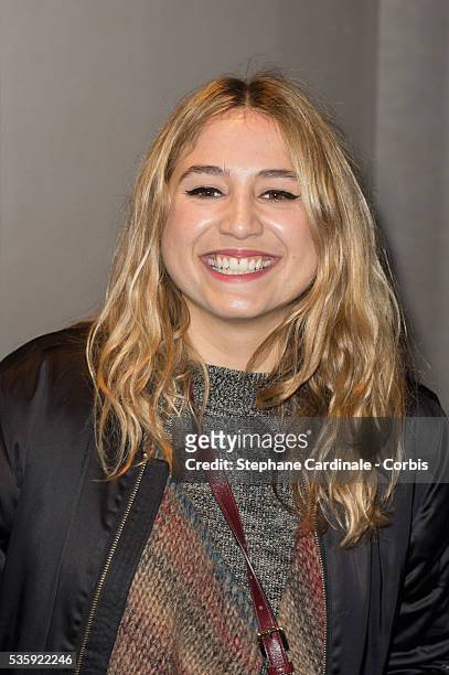 Izia Higelin attends the 'American Bluff' Paris Premiere at Cinema UGC Normandie, in Paris.