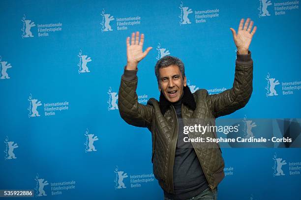 Director Rachid Bouchareb attends the 'Two Men in Town' photocall during the 64th Berlinale International Film Festival at the Grand Hyatt, in...