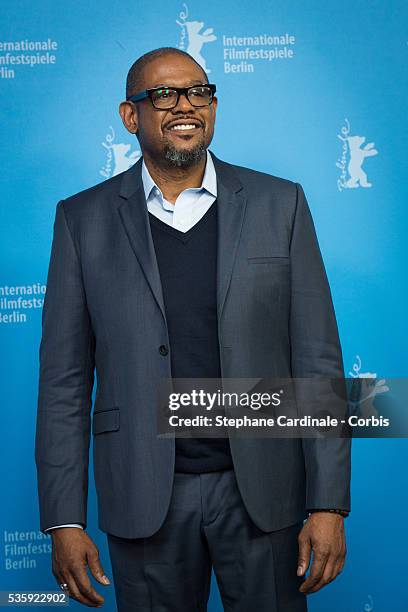 Forest Whitaker attends the 'Two Men in Town' photocall during the 64th Berlinale International Film Festival at the Grand Hyatt, in Berlin, Germany.