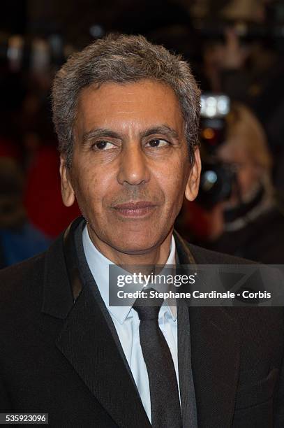 Rachid Bouchareb attends the 'Two Men in Town' premiere during the 64th Berlinale International Film Festival at the Grand Hyatt, in Berlin, Germany.