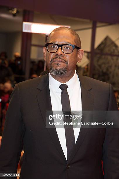 Forest Whitaker attends the 'Two Men in Town' premiere during the 64th Berlinale International Film Festival at the Grand Hyatt, in Berlin, Germany.