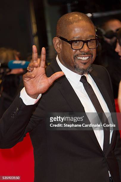 Forest Whitaker attends the 'Two Men in Town' premiere during the 64th Berlinale International Film Festival at the Grand Hyatt, in Berlin, Germany.