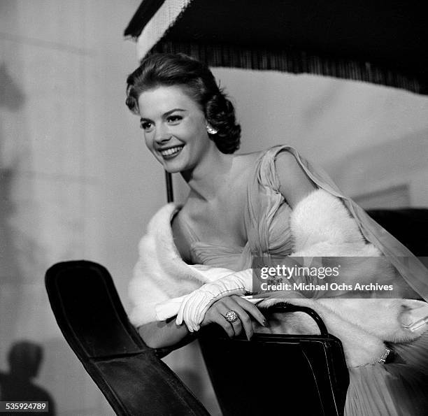 Actress Natalie Wood poses during an event in Los Angeles,CA.