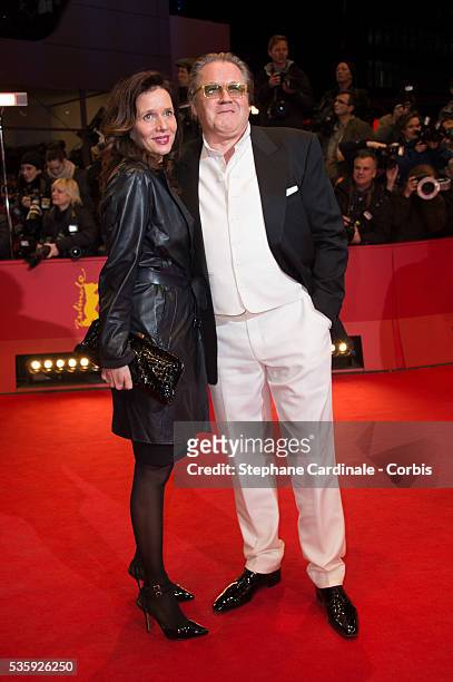 Michael Brandner and Karin Brandner attend 'The Monuments Men' Premiere during the 64th Berlinale International Film Festival at Berlinale Palast, in...