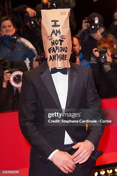 Shia LaBeouf attends the 'Nymphomaniac Volume I' premiere during the 64th Berlinale International Film Festival at Berlinale Palast, in Berlin,...