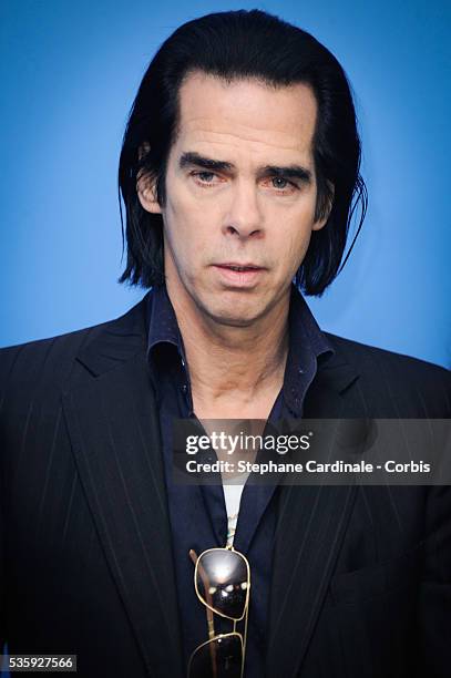 Actor and singer Nick Cave attends the '20.000 Days on Earth' photocall during 64th Berlinale International Film Festival at Grand Hyatt Hotel, in...