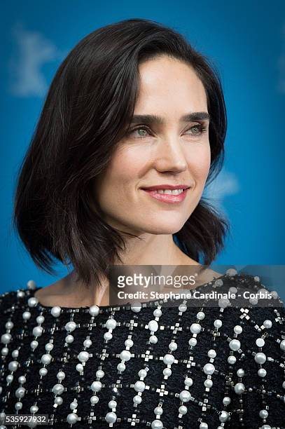 Actress Jennifer Connelly attends the 'Aloft' photocall during 64th Berlinale International Film Festival at Grand Hyatt Hotel, in Berlin, Germany.