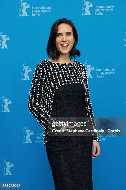 Actress Jennifer Connelly attends the 'Aloft' photocall during 64th Berlinale International Film Festival at Grand Hyatt Hotel, in Berlin, Germany.