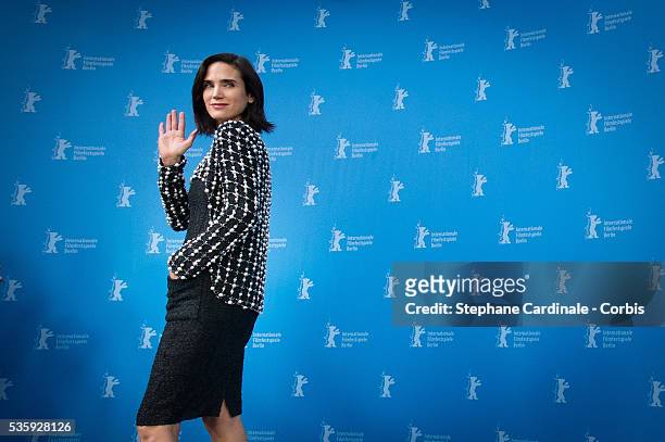 Actress Jennifer Connelly attends the 'Aloft' photocall during 64th Berlinale International Film Festival at Grand Hyatt Hotel, in Berlin, Germany.