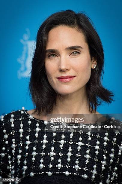 Actress Jennifer Connelly attends the 'Aloft' photocall during 64th Berlinale International Film Festival at Grand Hyatt Hotel, in Berlin, Germany.