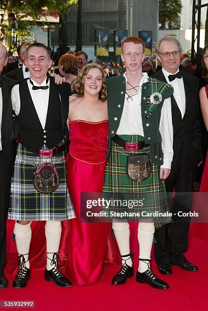 Martin Compston, Anne-Marie Fulton, William Ruane, director Ken Loach.