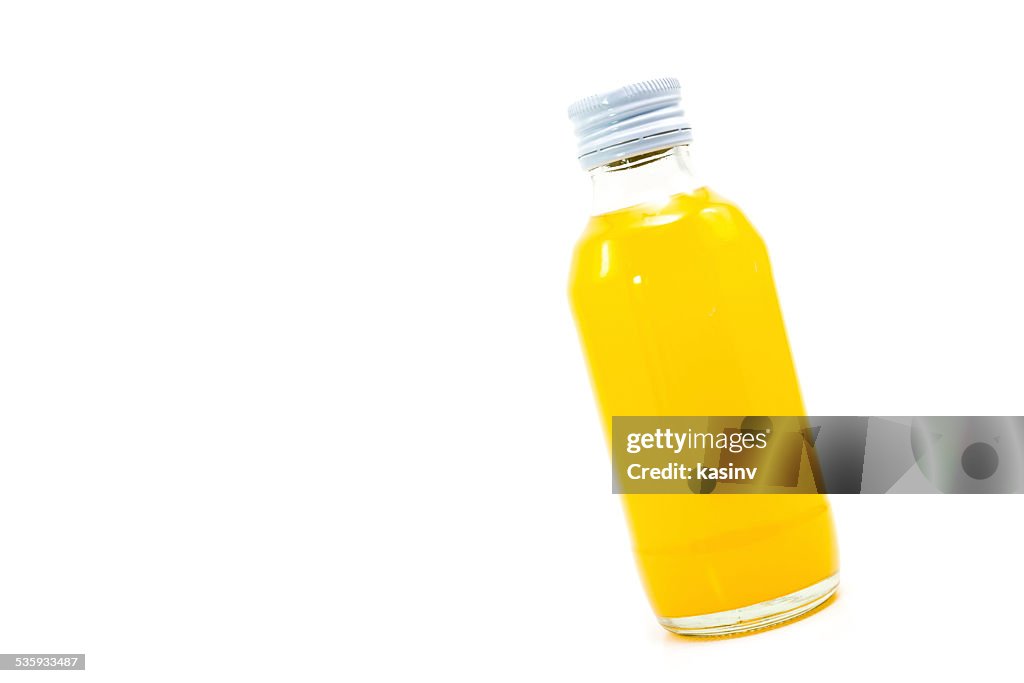 Orange juice bottle