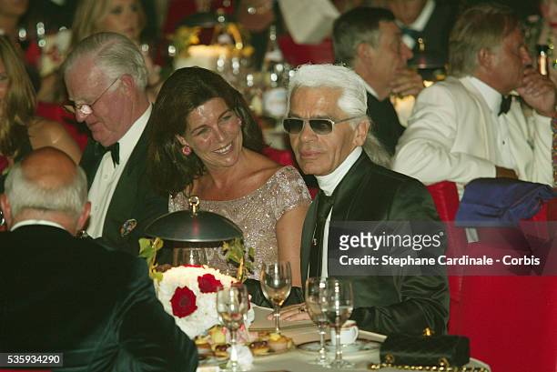 Princess Caroline of Hanover and HSH of Monaco, Karl Lagerfeld