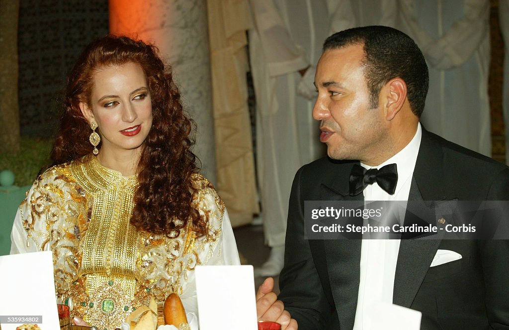 Ceremony at the Royal Palace - Marrakech Film Festival 2002