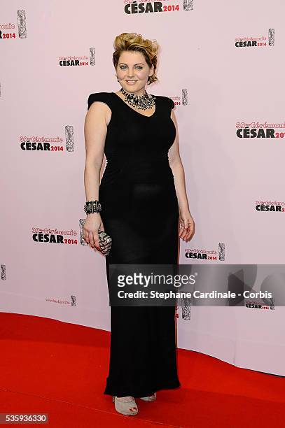 Sophie Guillemin attends the 39th Cesar Film Awards 2014 at Theatre du Chatelet, in Paris.