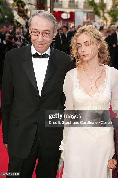 Director Andre Techine and actress Emmanuelle Beart.