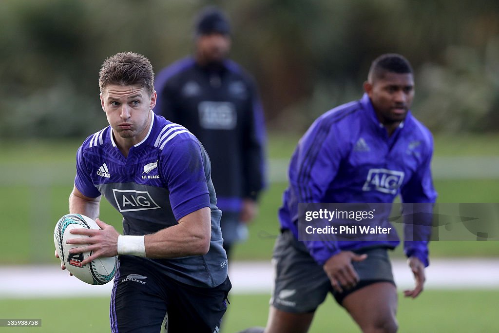 New Zealand All Blacks Training Session