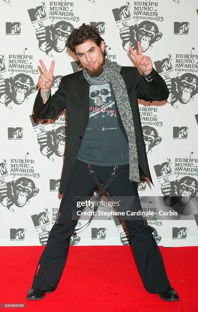 MTV Europe Music Awards 2003 - Press Room