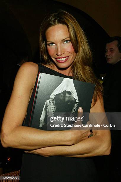 Laurence Treil attends the party for the new book by Jean-Marie Marion, "Portraits de Femmes" .